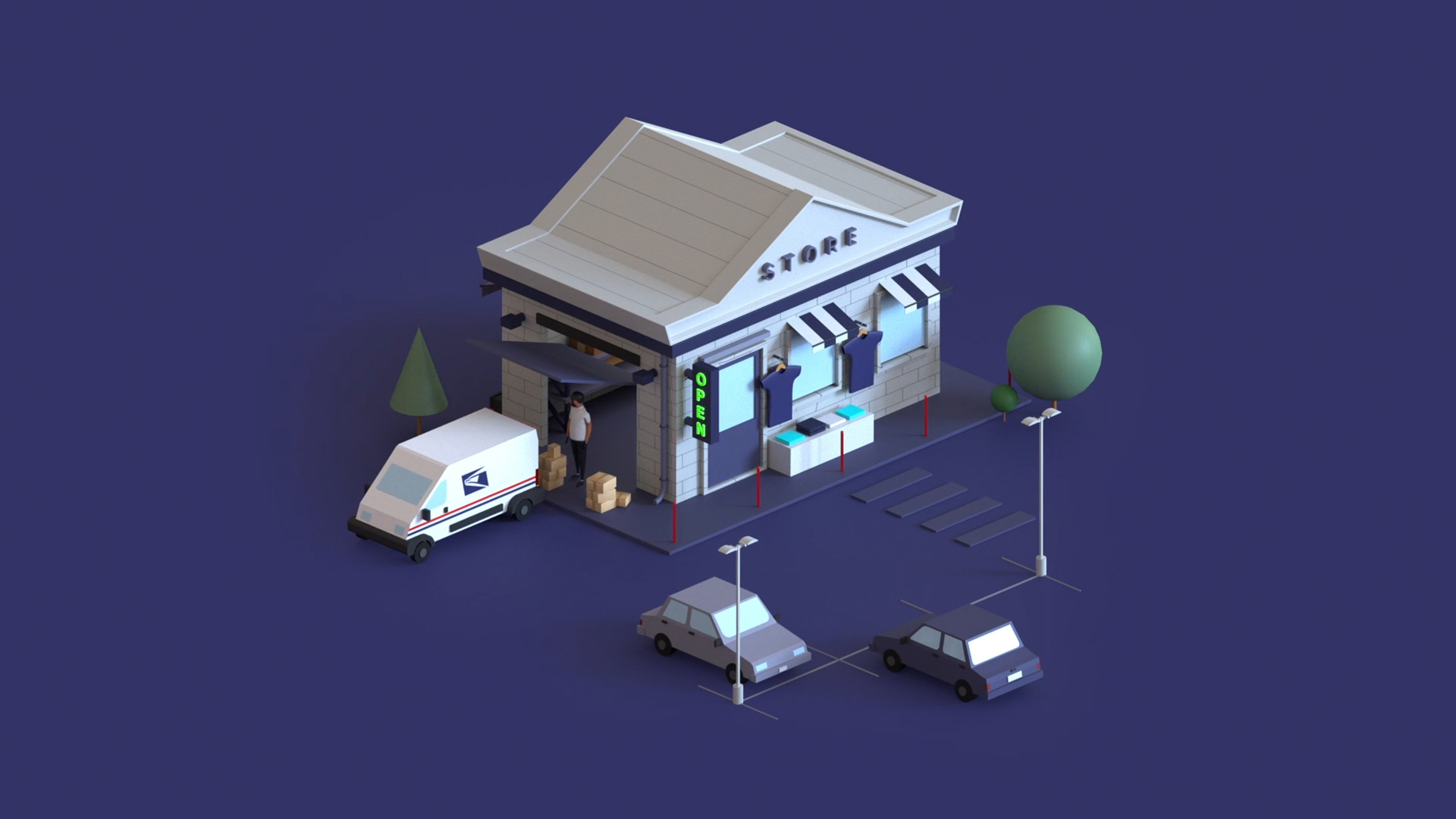 USPS - Not To Scale