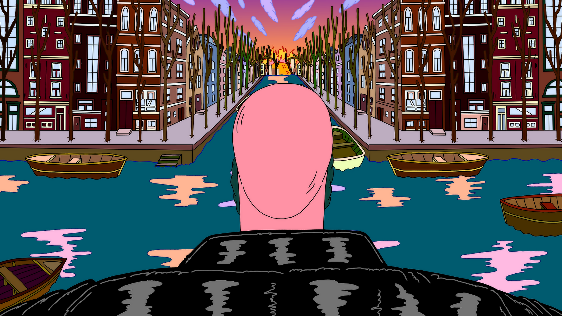 Kilometers of love  - Not to scale