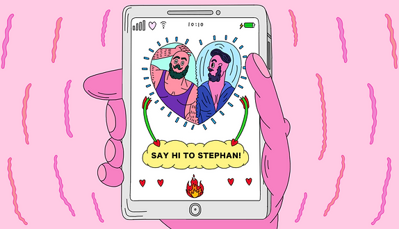 Kilometers of love  - Not to scale