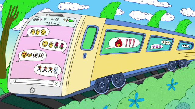 Kilometers of love - Not to scale